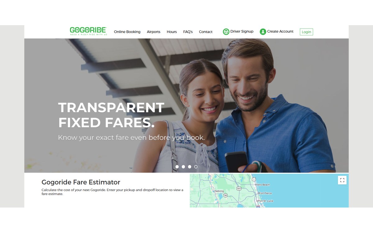 GoGoride — custom taxi-booking platform built by The Web Makers