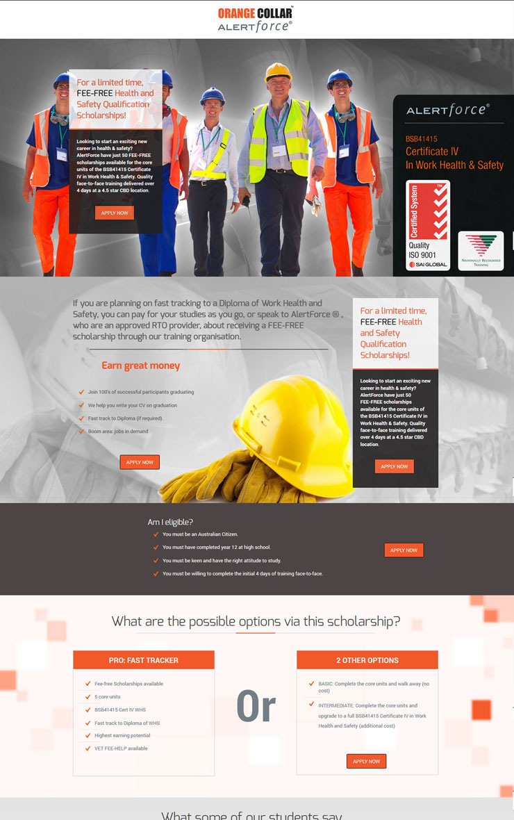 Alert Force — Training & Compliance website