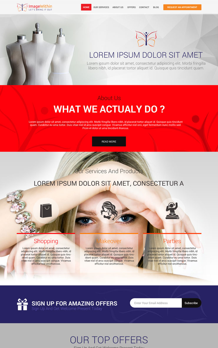 Image With In — Professional Services website